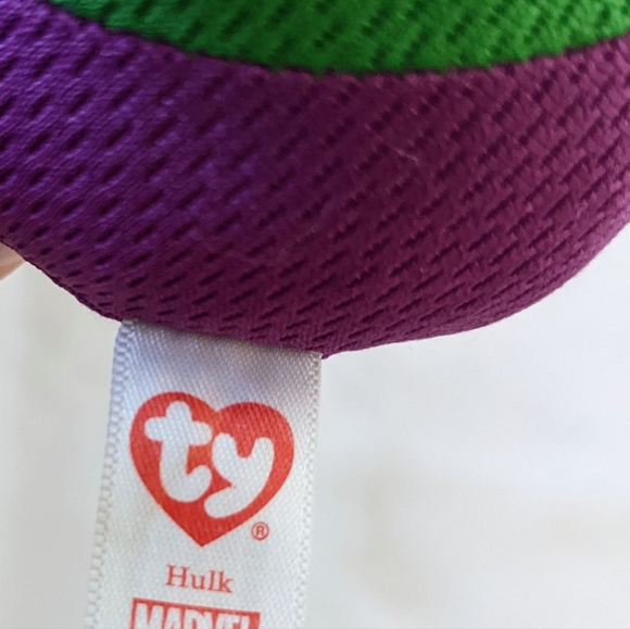 Ty Beanie Babies Hulk - Marvel Collectibles Plush  7 Inch - Picture 3 of 3